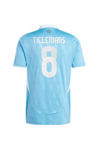 Belgia Youri Tielemans #8 Fotballdrakt Borte Klær EM 2024 Korte ermer